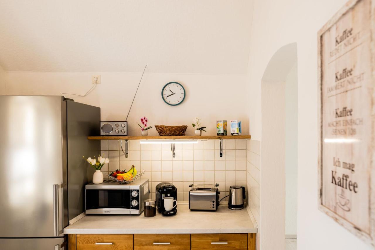 Waldblickwohnung Mit Schoener Terrasse Und Kamin Зебниц Екстериор снимка